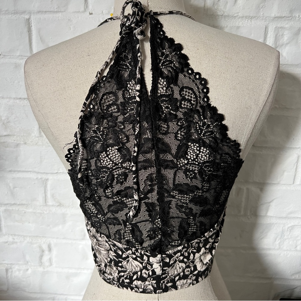 Free People Intimately The Century Lace-Contrast Brami - Picture 4 of 4